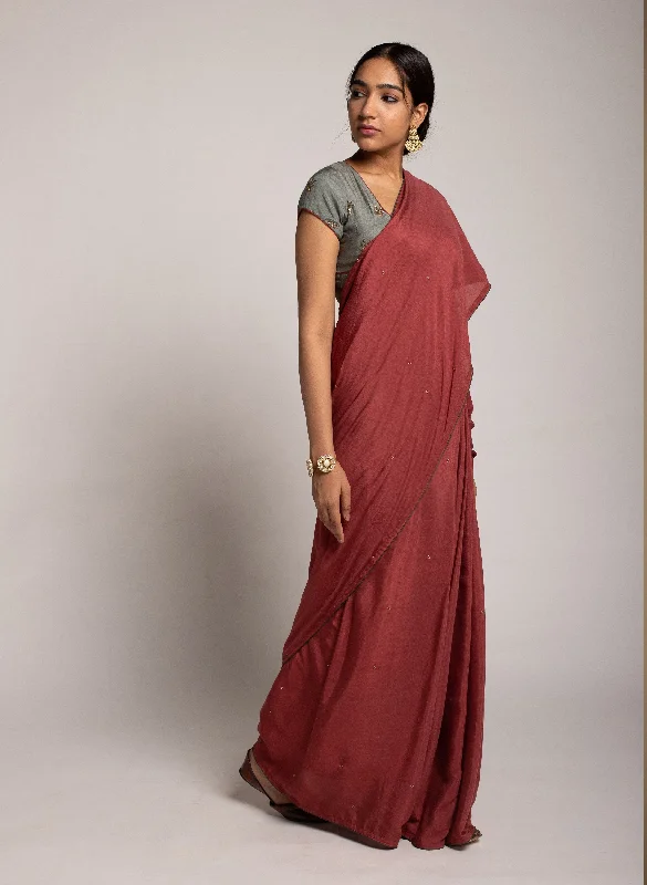 Women's Aasia Sari - The Burnt Soul