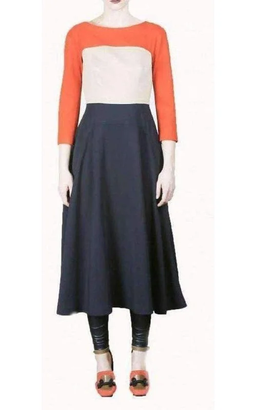 Stretch Color Block Dress