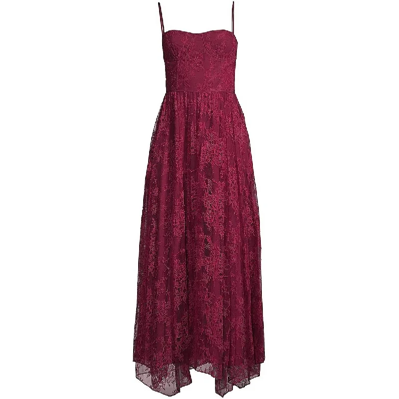 Donna Karan Womens l Lace Maxi Dress