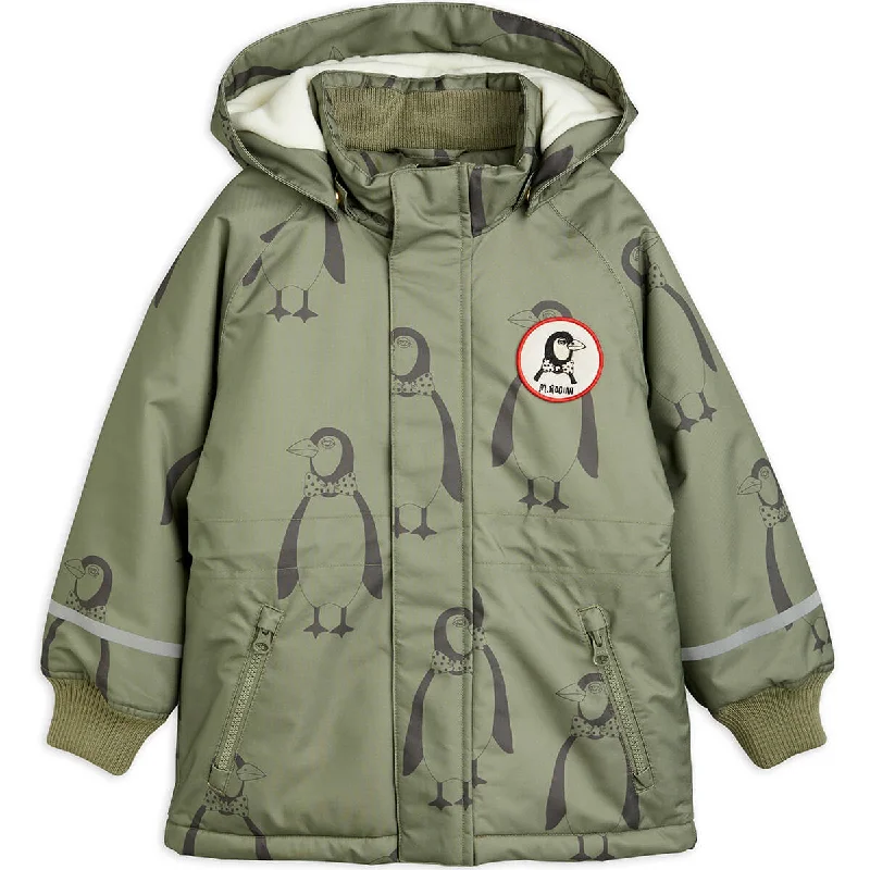 K2 Penguin Parka in Green by Mini Rodini