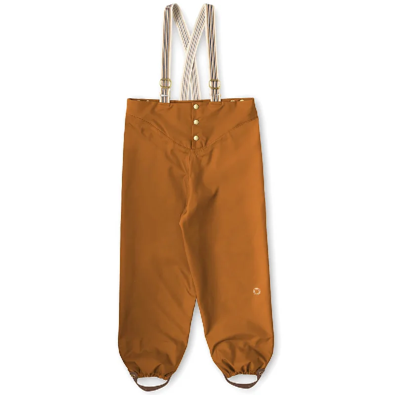 Rain Pants in Red Oak by Fairechild - Last One In Stock - 1-2 Years