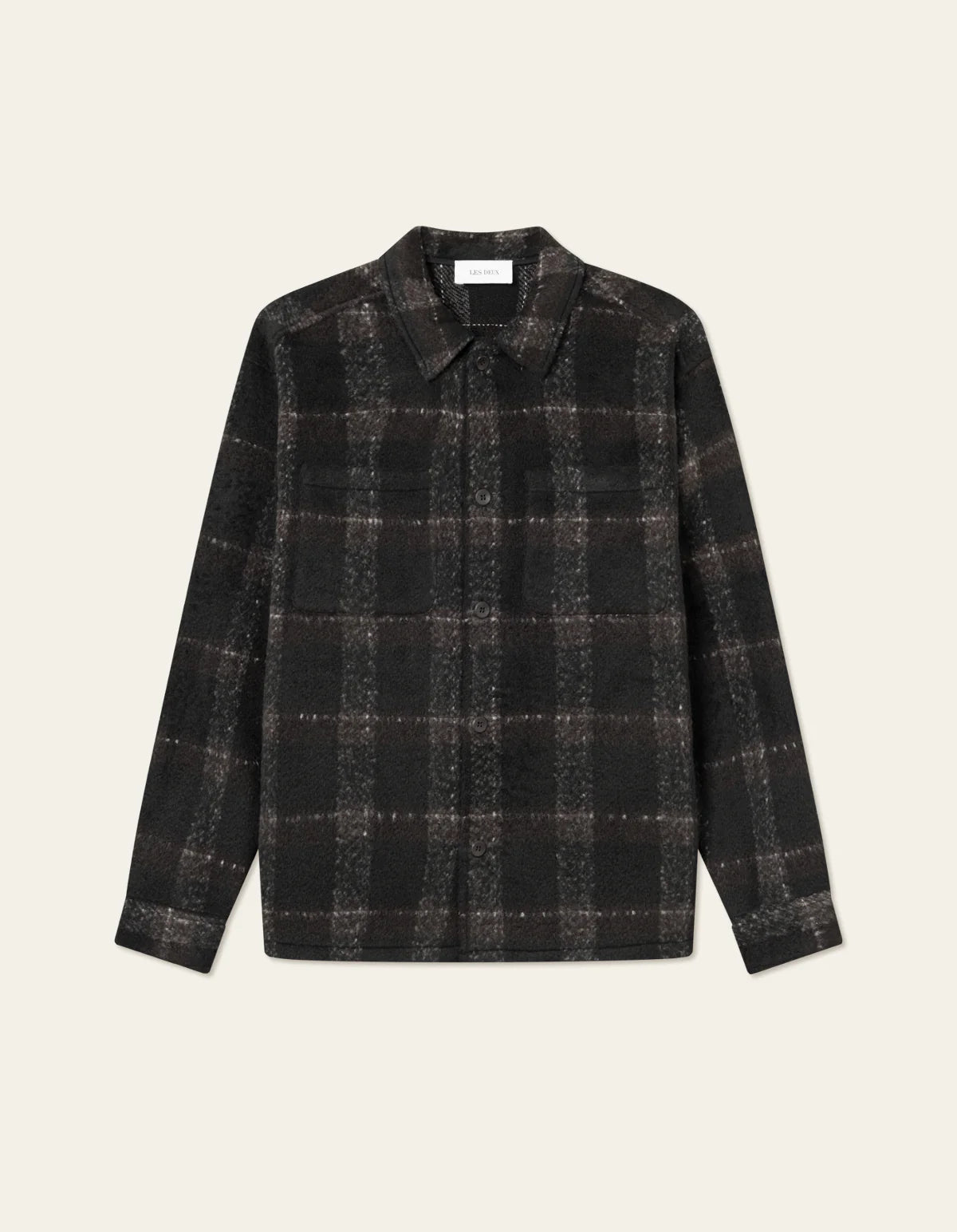 Les Deux Black Charcoal Jayce Overshirt