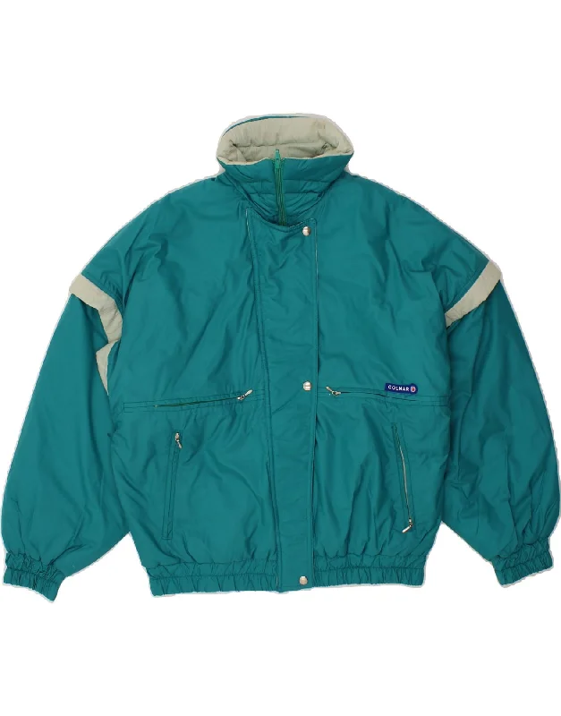 COLMAR Womens Ski Jacket EU 42 Large Turquoise