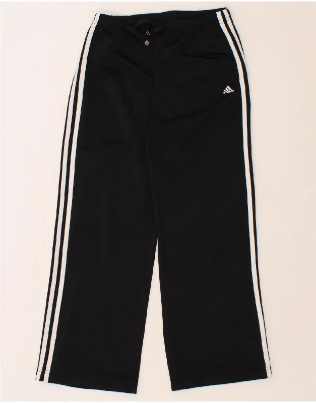 ADIDAS Womens Tracksuit Trousers UK 10 Small  Black Polyester