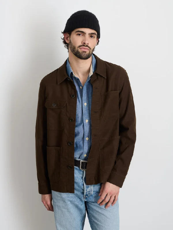 Alex Mill Espresso Chamois Work Jacket