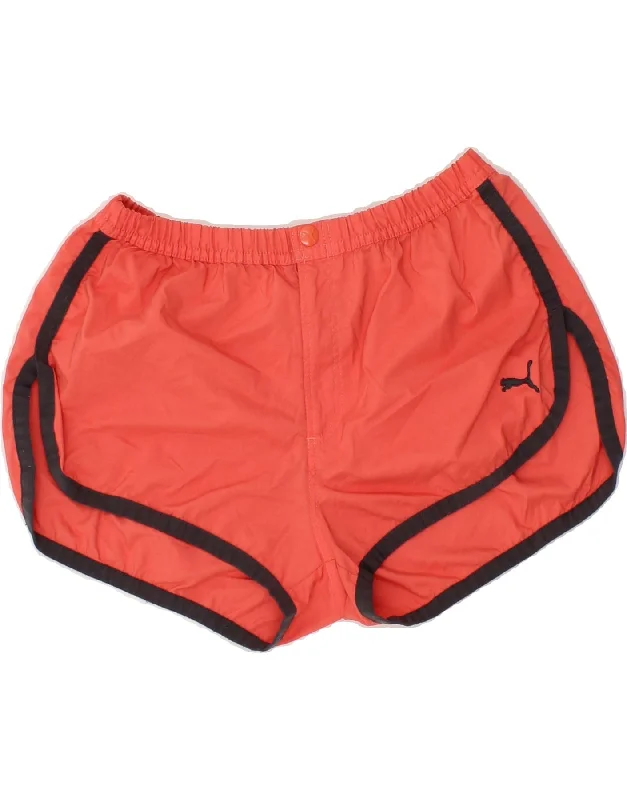 PUMA Womens Sport Shorts UK 10 Small Red