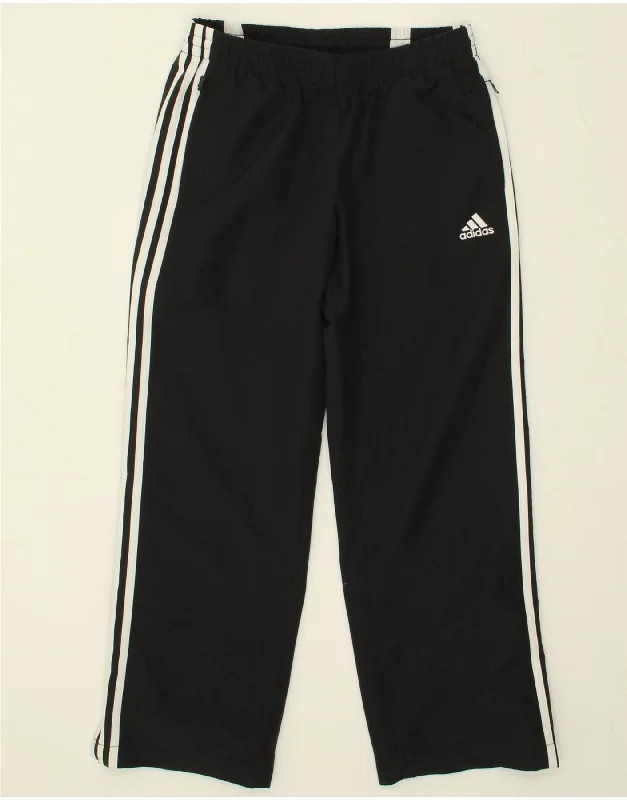 ADIDAS Womens Tracksuit Trousers UK 10 Small Black Polyester