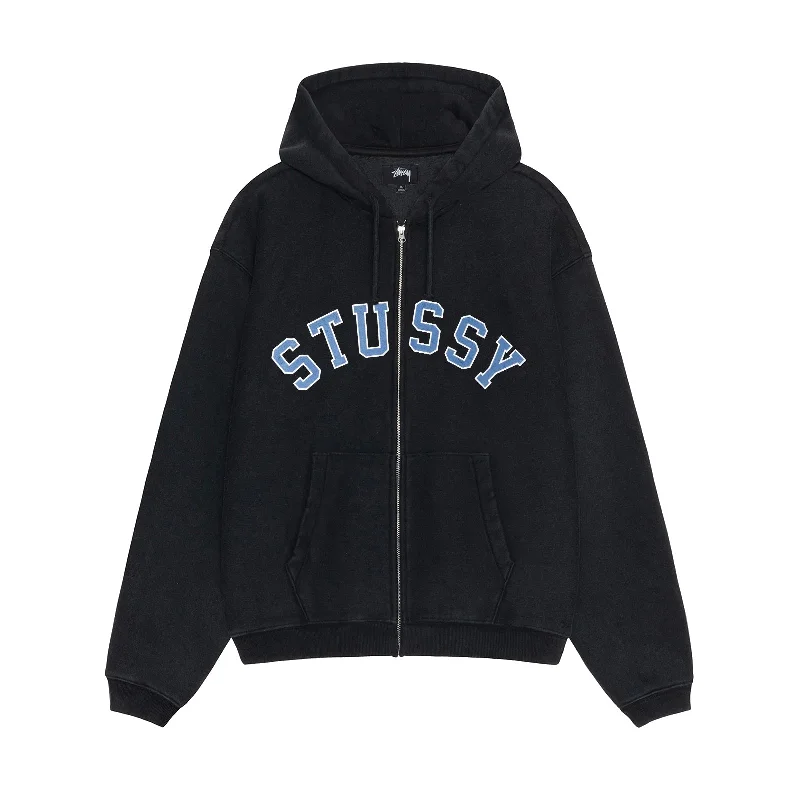 Faded Graphic Zip Hoodie