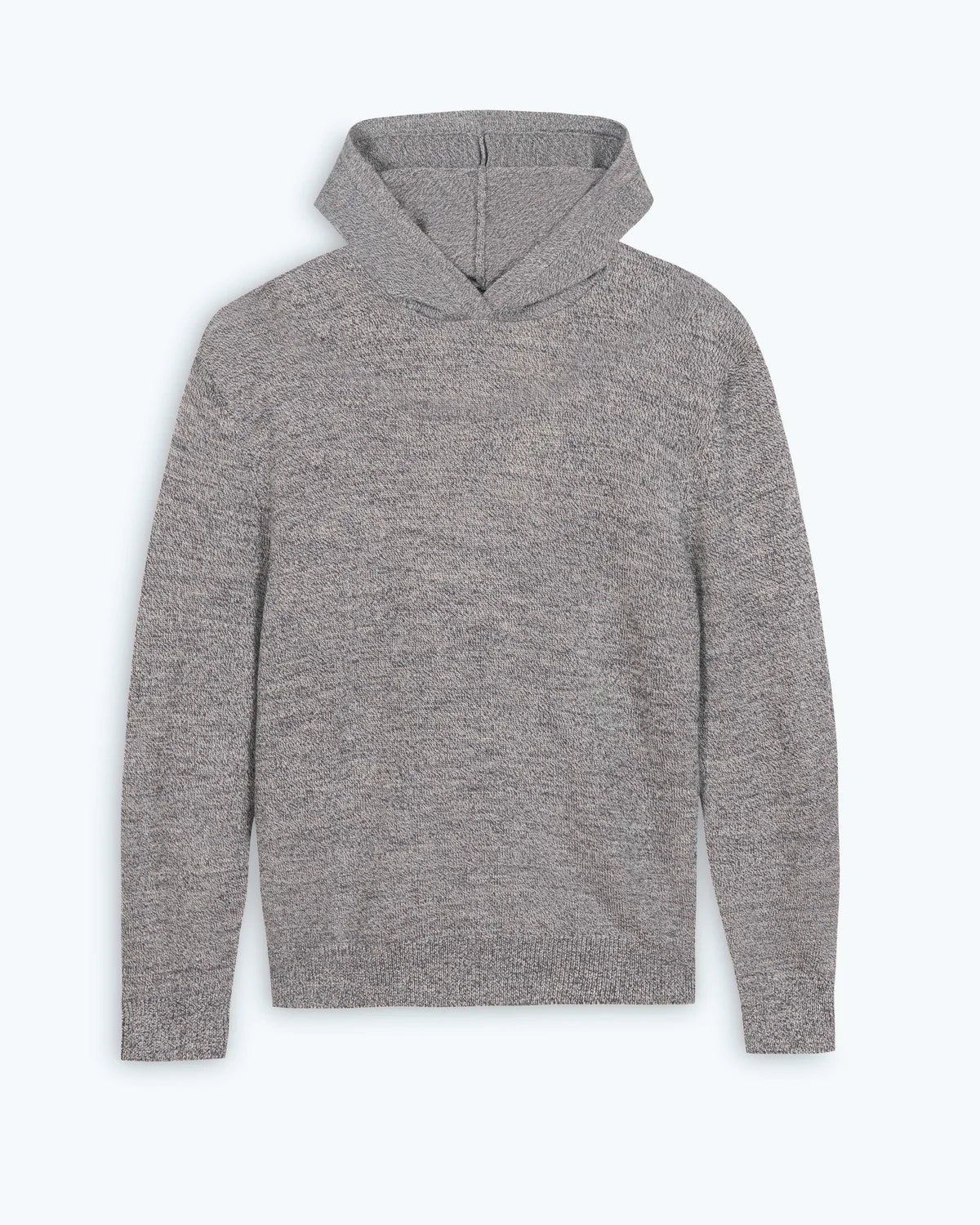 Alex Crane Waterfall Grey Merino Hooded Sweater