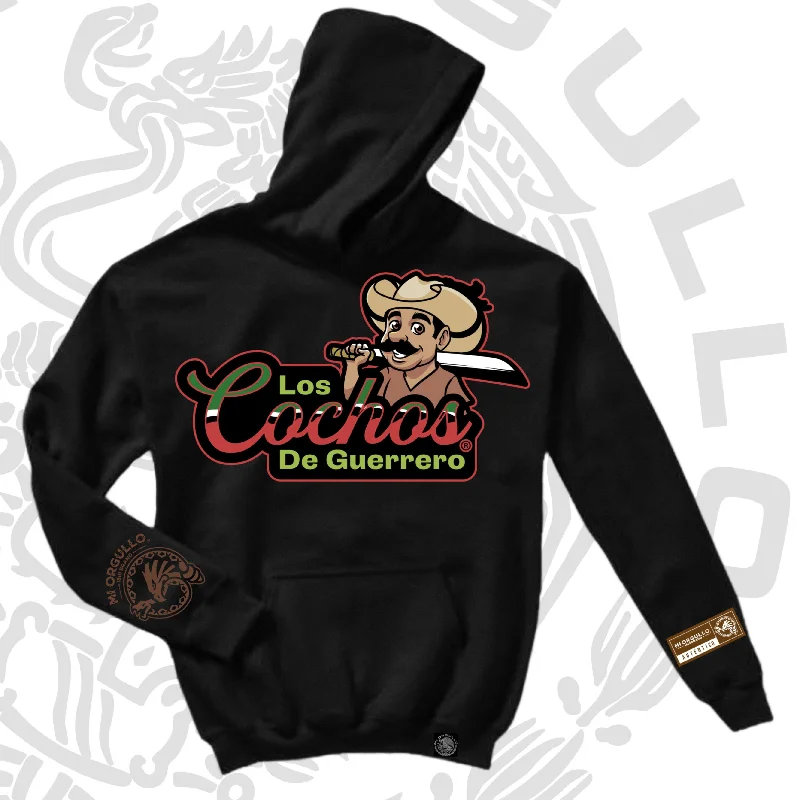 LOS COCHOS DE GUERRERO BLK HOODIE