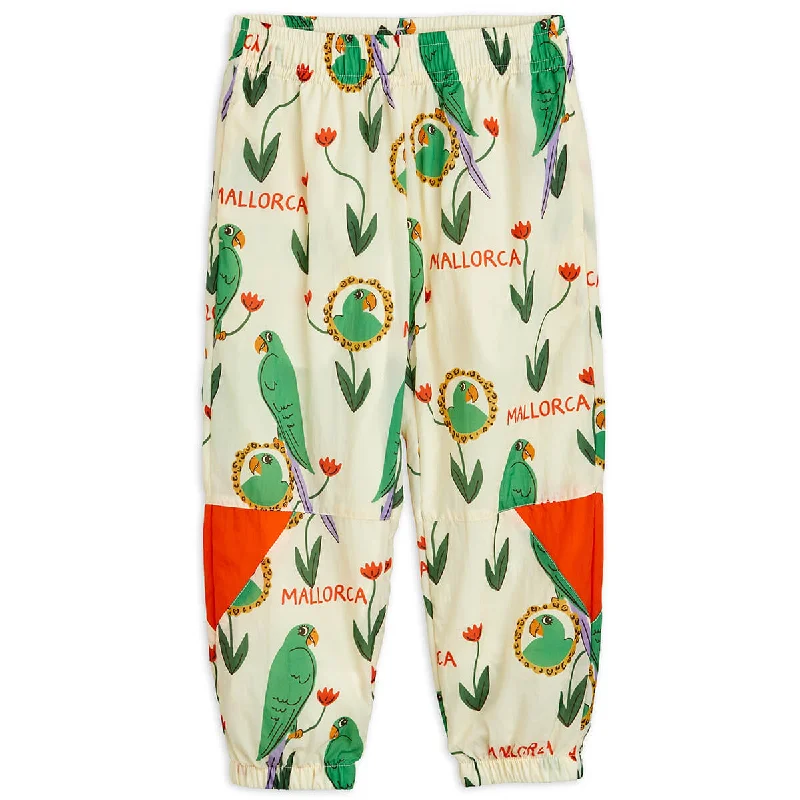 Parrots AOP Tracksuit Pants by Mini Rodini