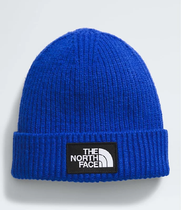 Kids' TNF Box Logo Cuffed Beanie | TNF Blue