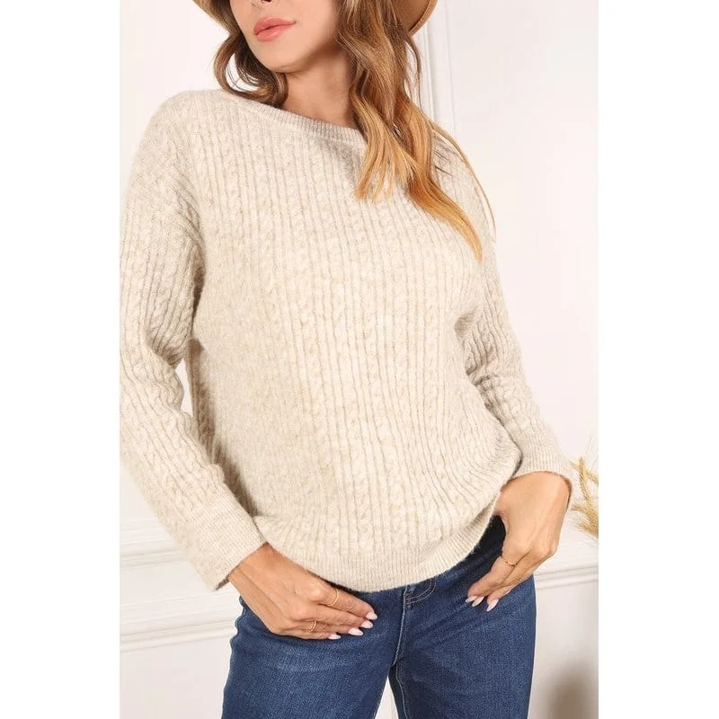 Oversize Cable Sweater