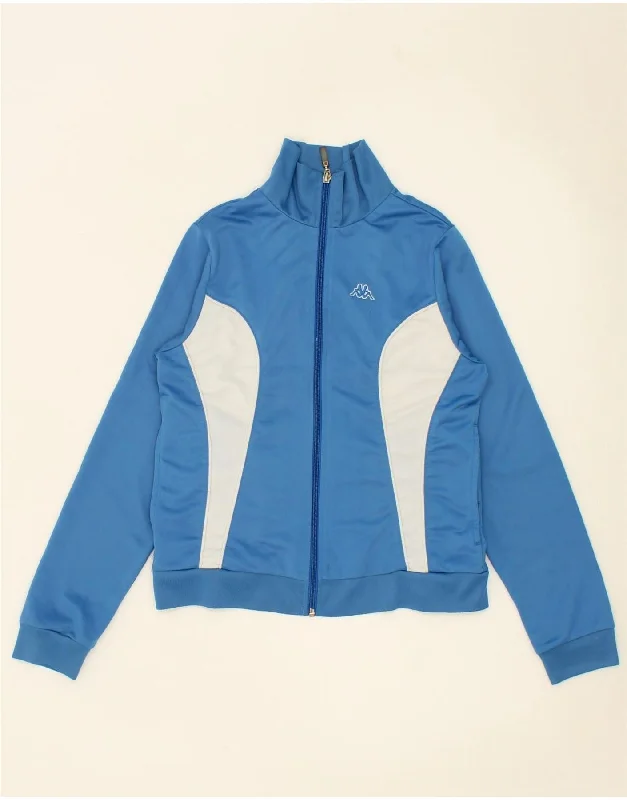 KAPPA Womens Tracksuit Top Jacket IT 36 XS Blue Colourblock