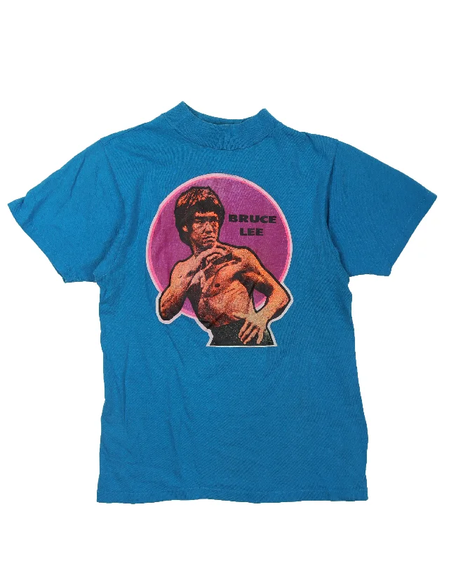 Bruce Lee Mock Neck T-Shirt