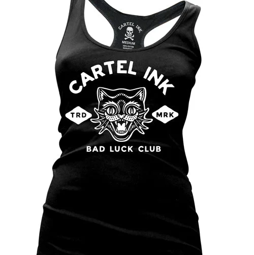 Bad Luck Club Women's Racer Back Tank Top