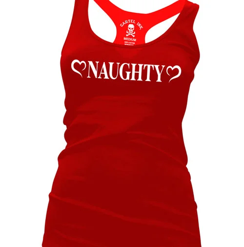 Naughty Valentine Women's Racer Back Tank Top