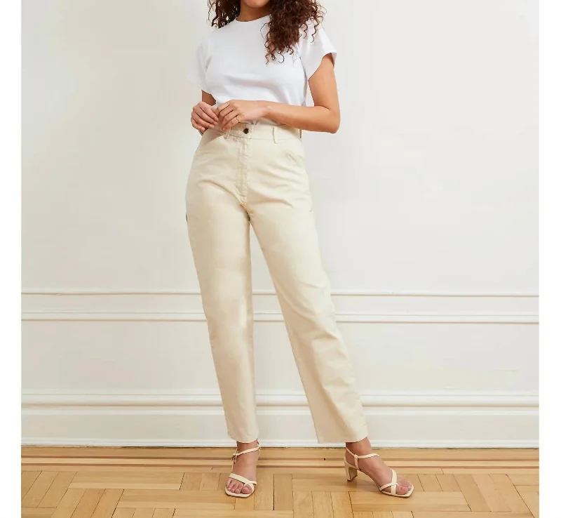 Agnes Pant In Ivory