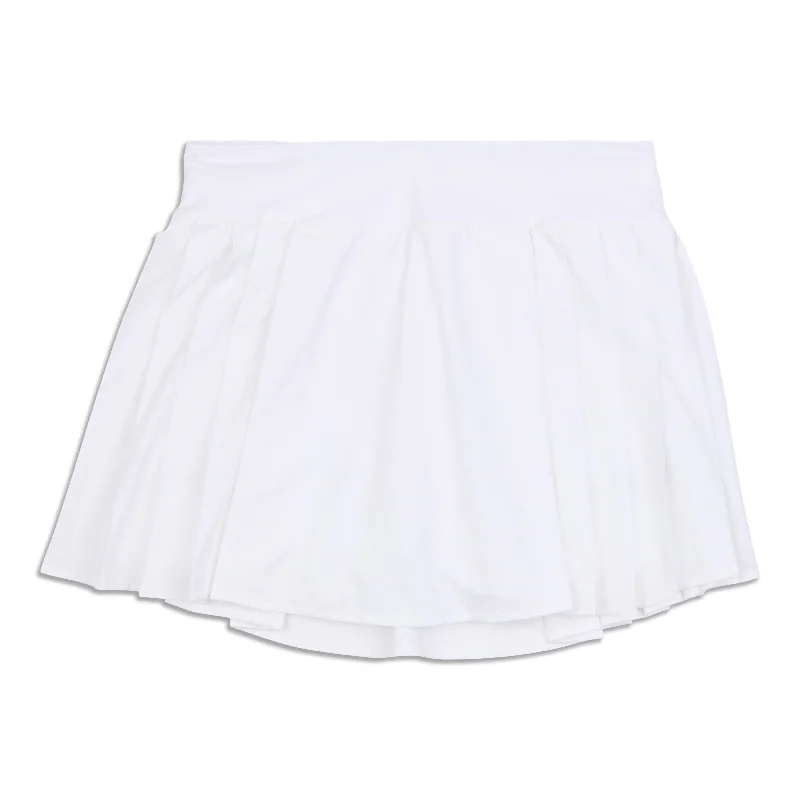 Side-Pleat High-Rise Tennis Skirt