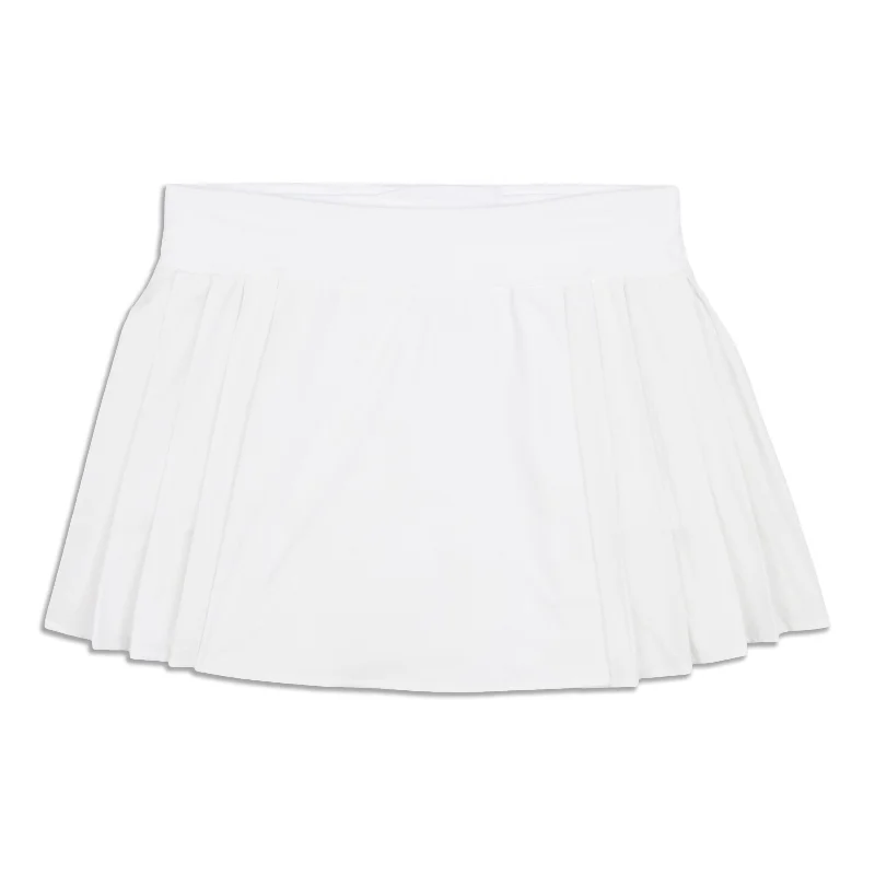 Side-Pleat High-Rise Tennis Skirt - Resale