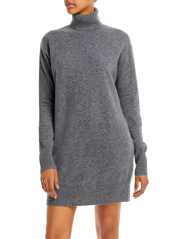 Womens Cashmere Mini Sweaterdress