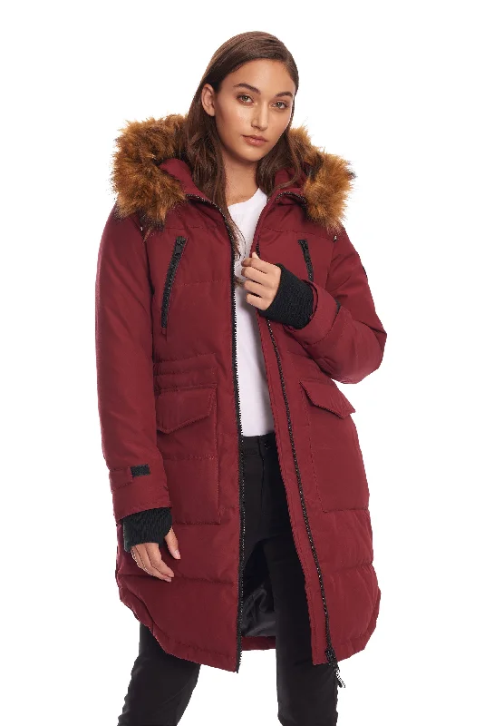 UKON | WOMEN'S VEGAN DOWN (RECYCLED) DRAWSTRING PARKA