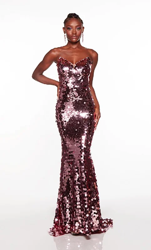 Alyce Strapless Sequin Dress 61466